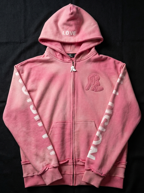 PINK ZIP UP 'ILLUSION'
