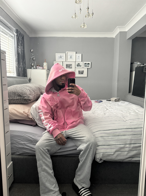 PINK ZIP UP 'ILLUSION'
